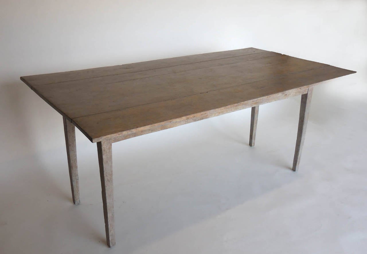 Rustic New England Drop-Leaf Table