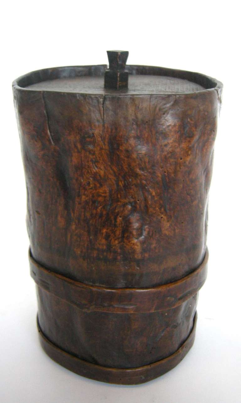 Rustic Antique Wooden Container
