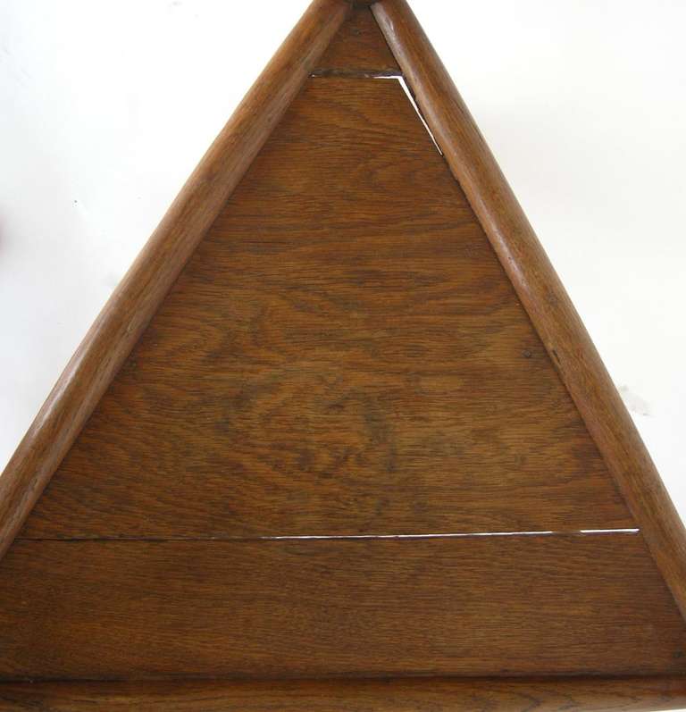 antique triangle chair