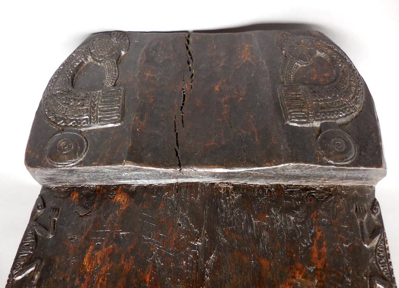 20th Century Carved Indigenous Bed