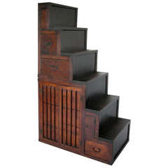 19th Century Kaidan Stair Cabinet 7