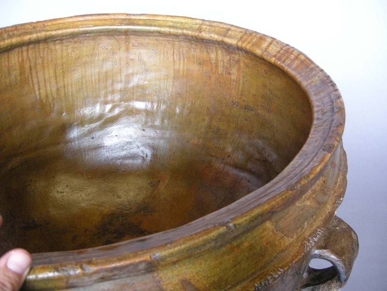 Guatemalan Antique Large Scale Terracotta Pot 
