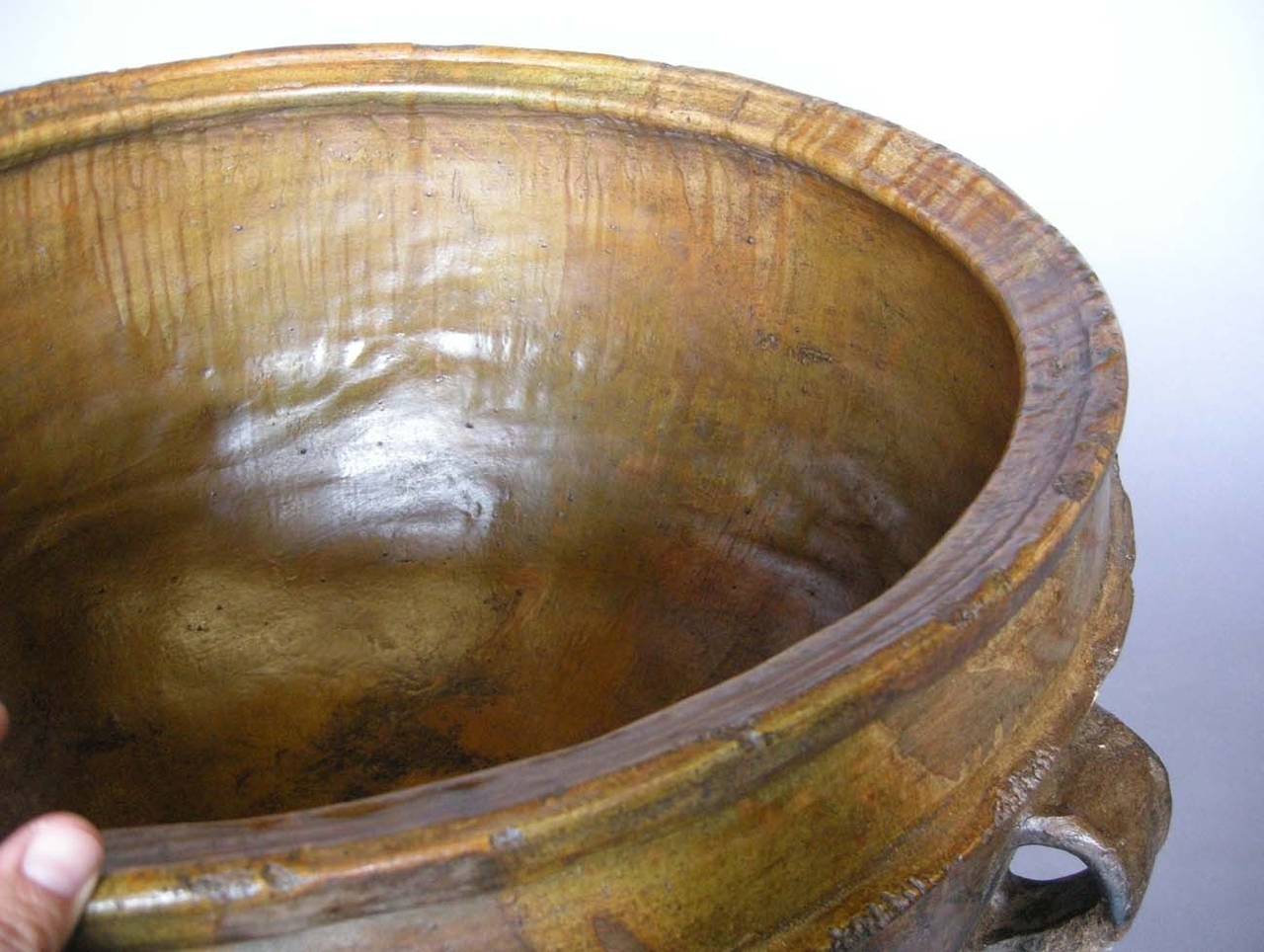 Guatemalan Antique Large Scale Terracotta Pot