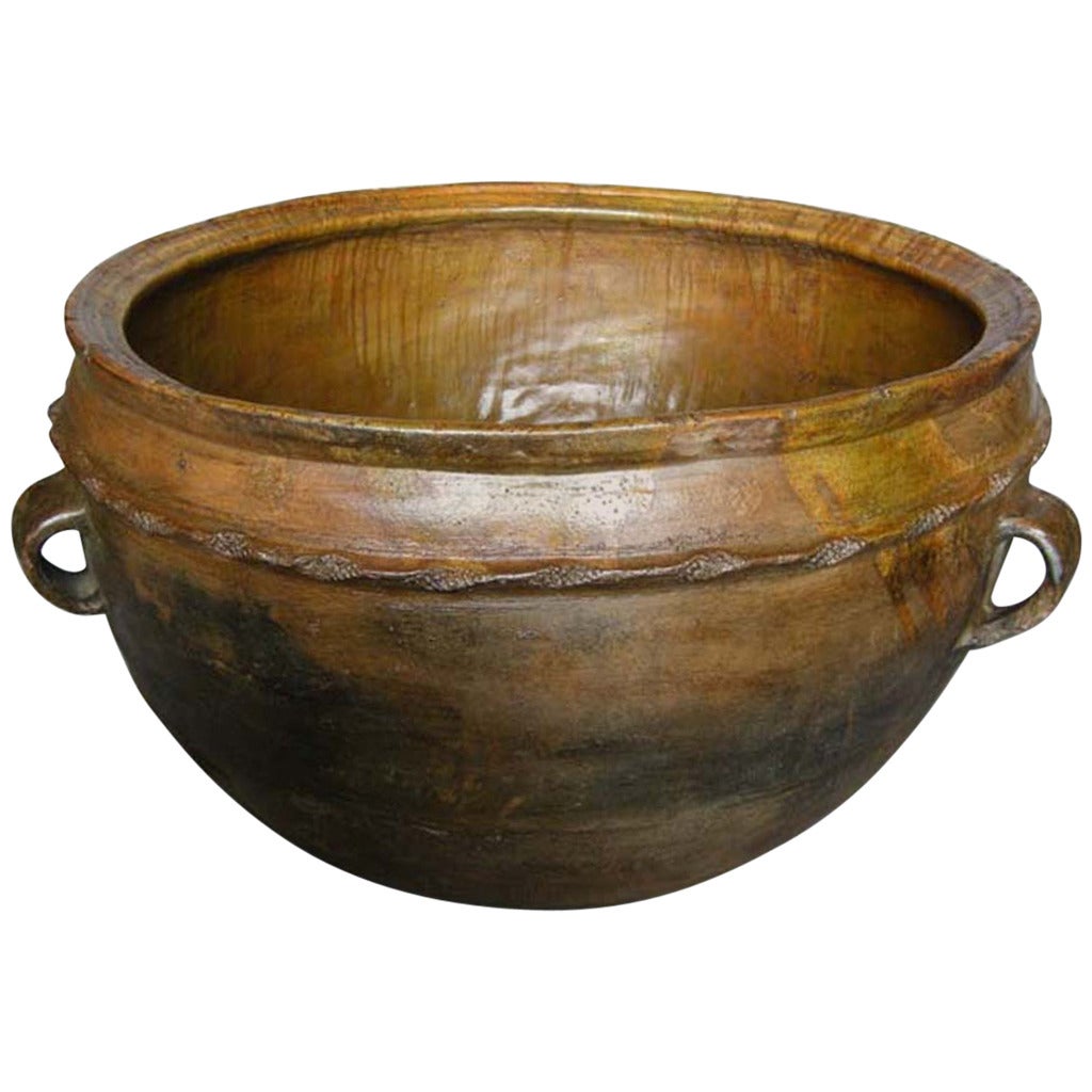 Antique Large Scale Terracotta Pot 