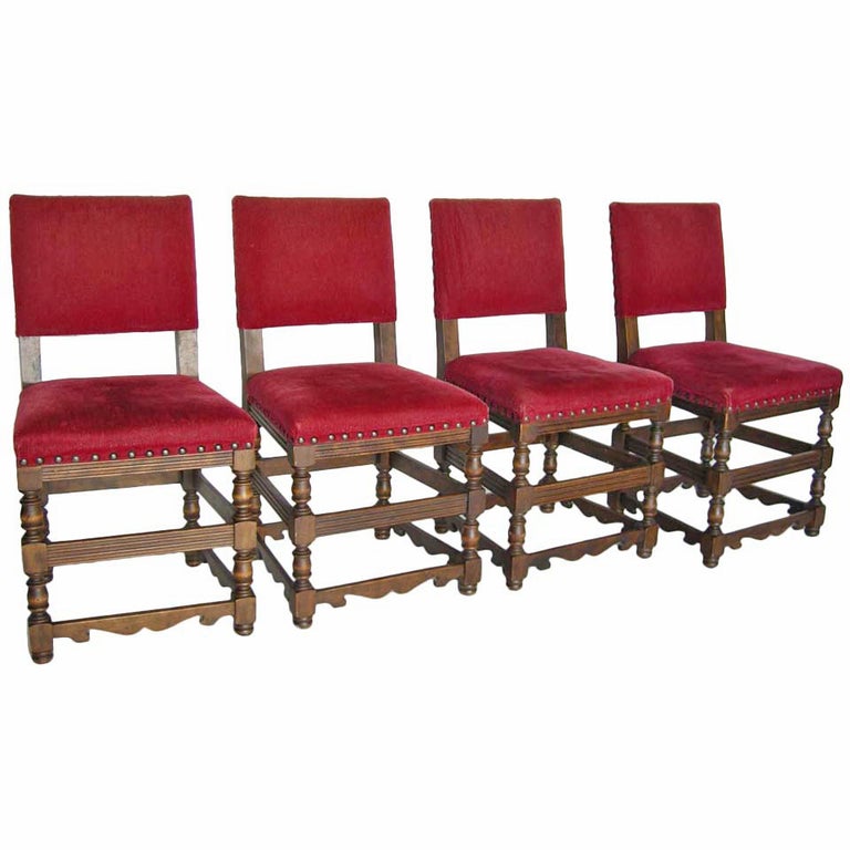 Four Spanish Chairs For Sale at 1stDibs