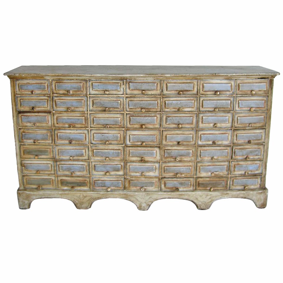 Painted Pharmacy Cabinet