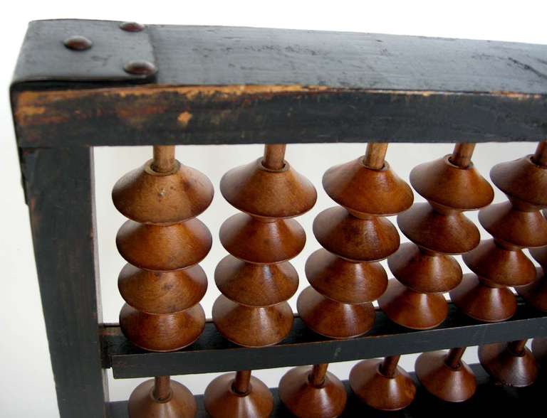 Wood 19th Century Abacus