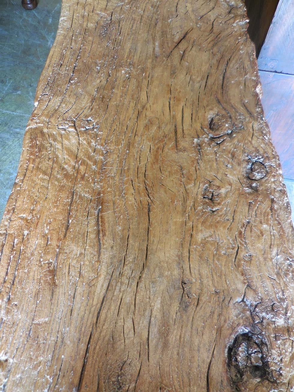 Rustic Elm Console In Good Condition In Los Angeles, CA