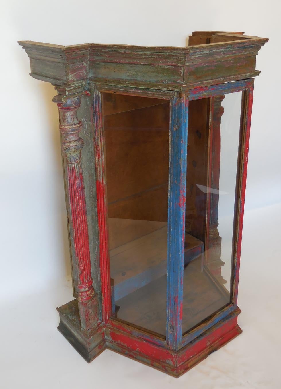 large statue display case