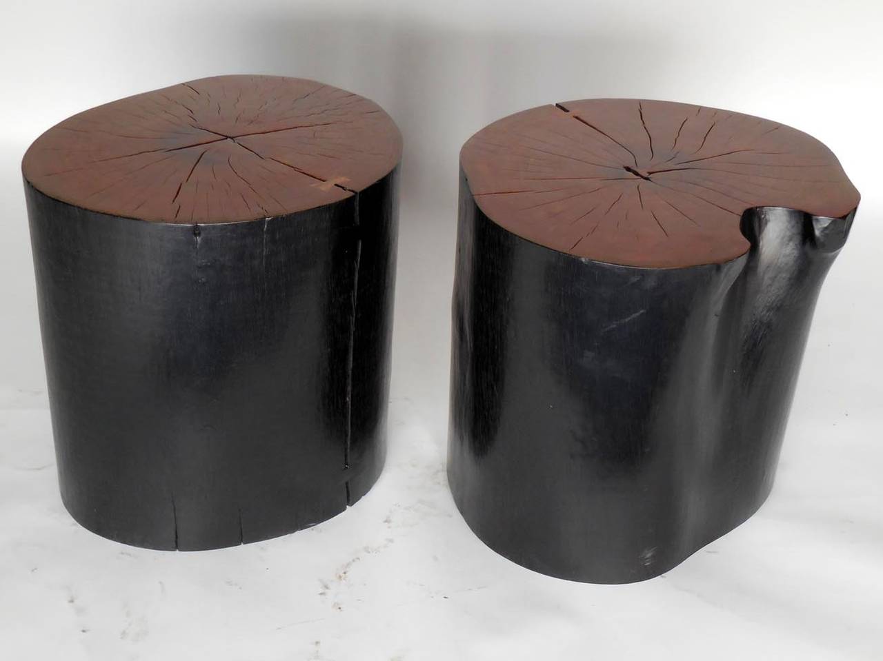 Walang Wood Side Tables In Good Condition In Los Angeles, CA