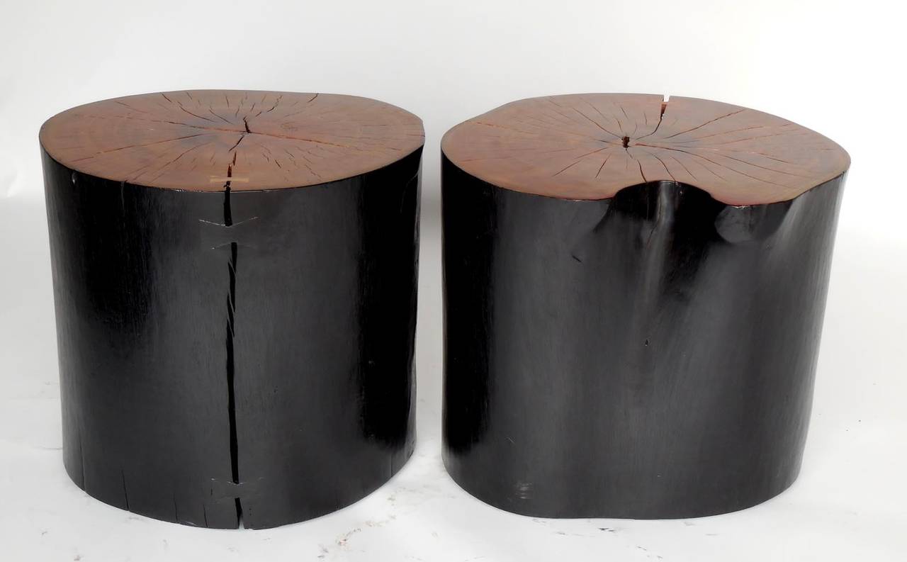 Indonesian Walang Wood Side Tables