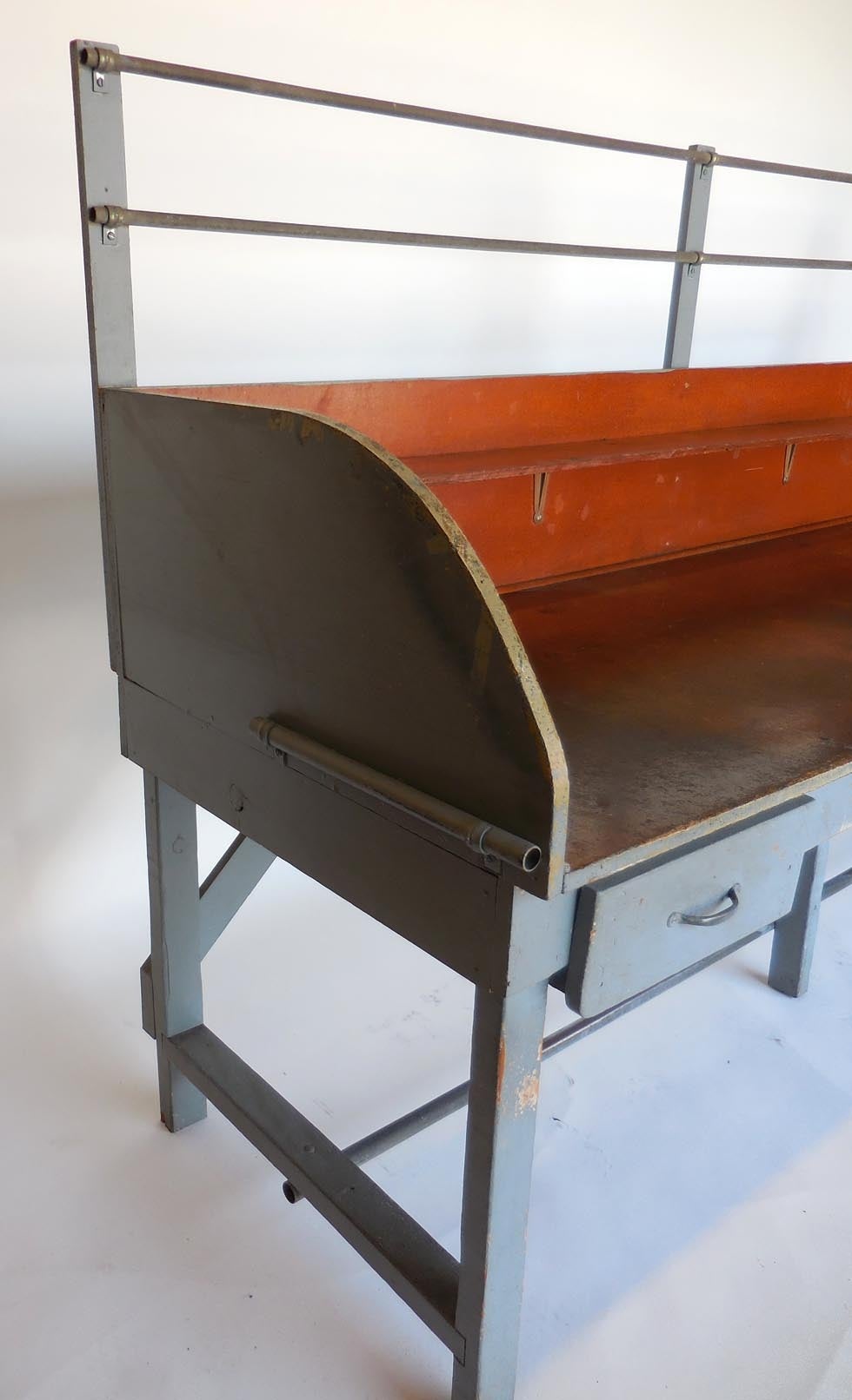 American Textile Factory Work Bench