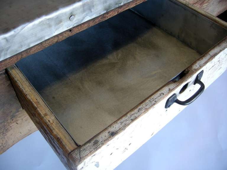 Zinc Top Work Table 1