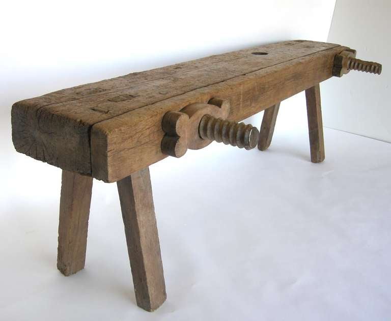 banc de menuisier du 19ème siècle
