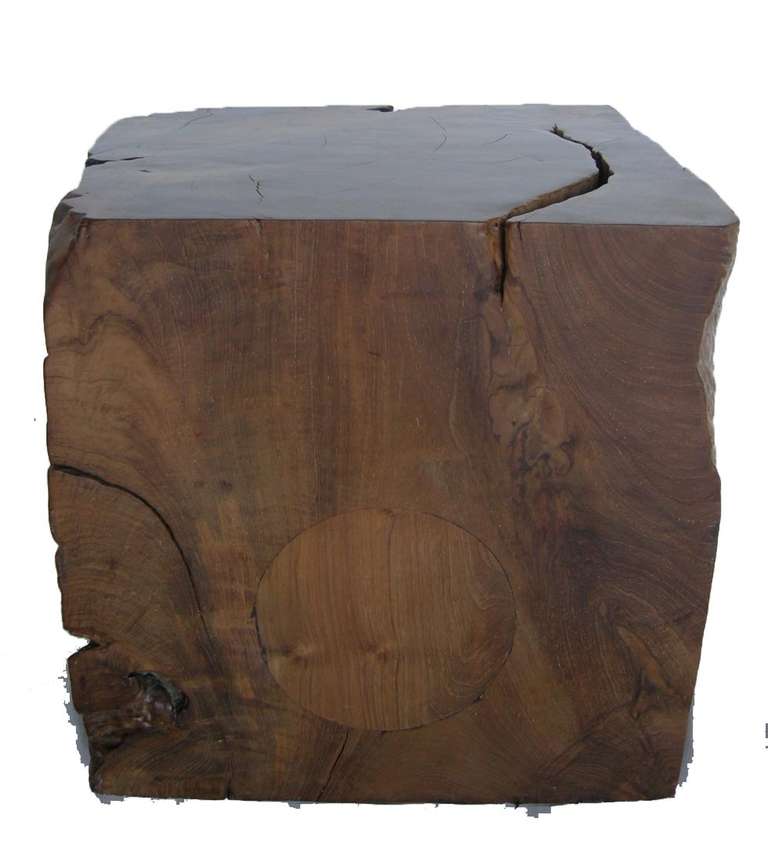 Teak End Table or Stool