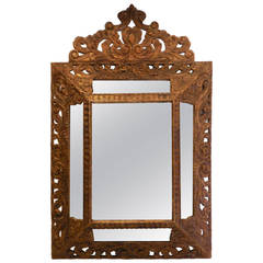 Large-Scale Hand-Carved Mirror
