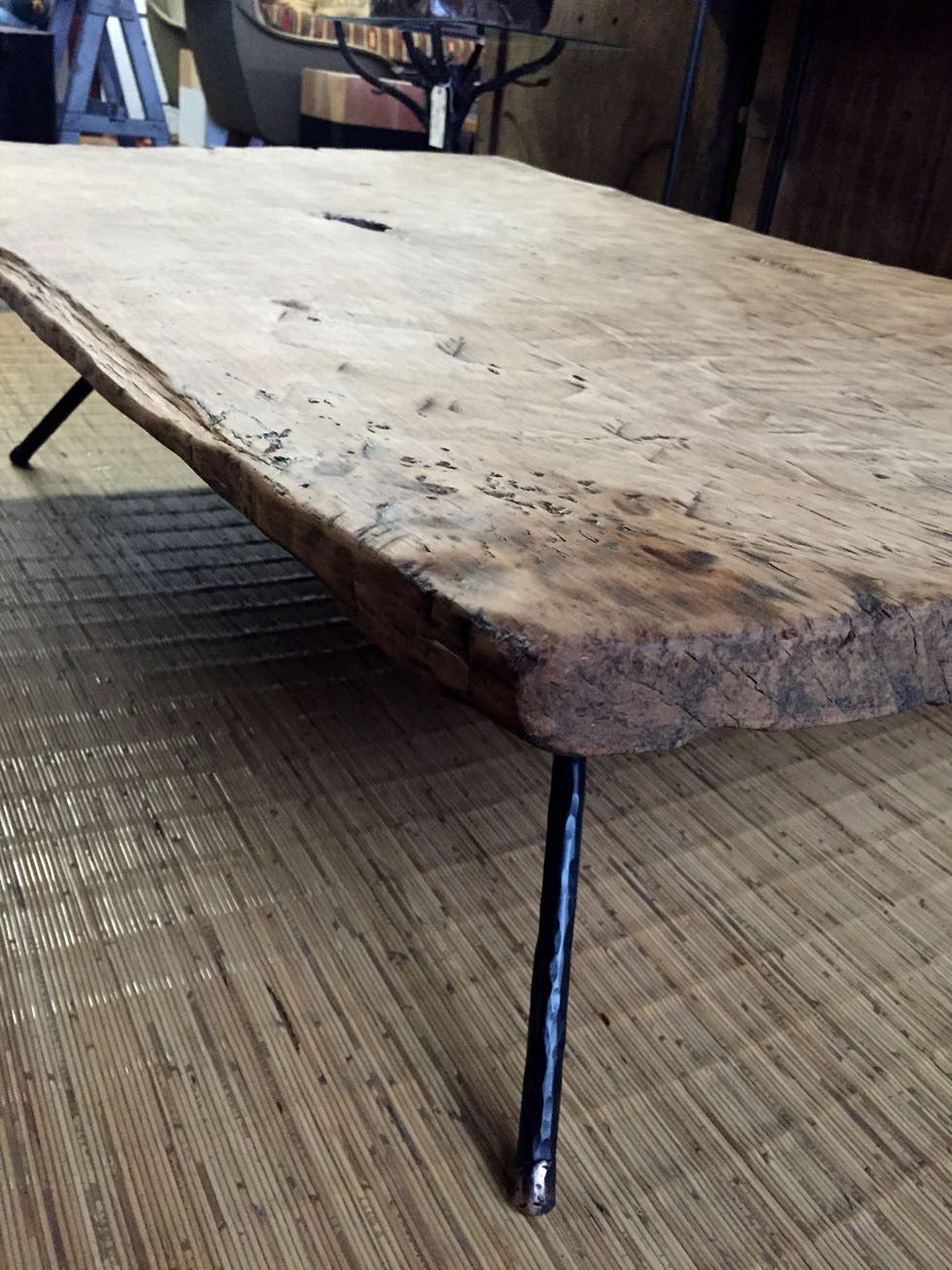 Organic Modern Plank Modern Coffee Table by Dos Gallos Studio