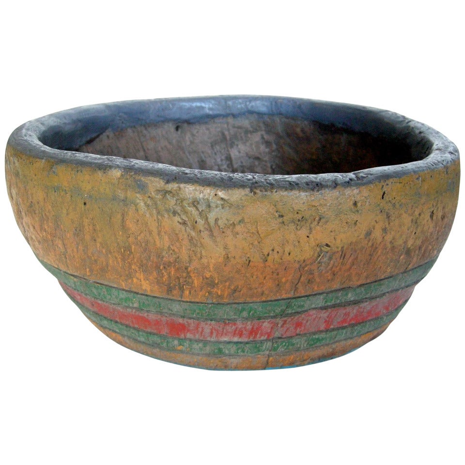 Antique Painted Bowl
