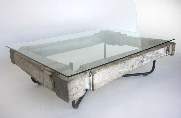 Antique Column Coffee Table