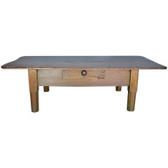 Antique 19th Century Farm House Low Table