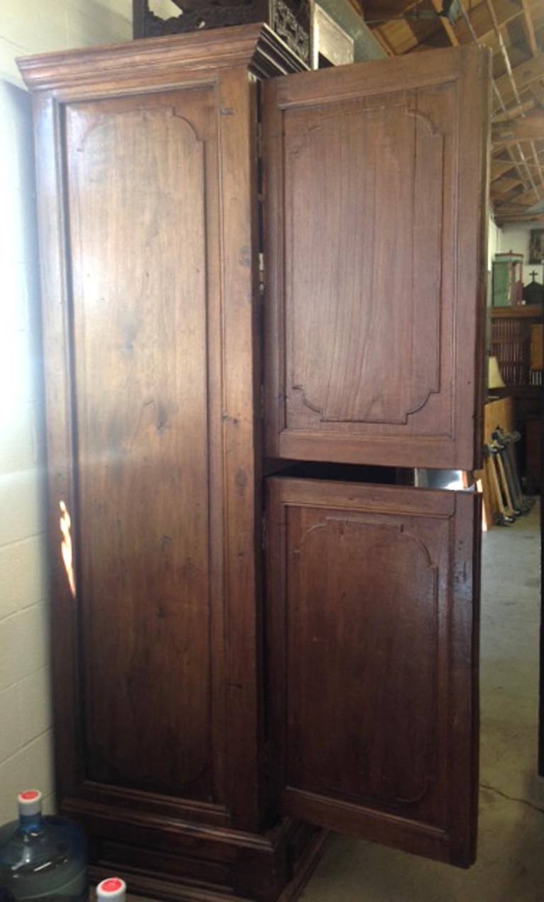 Spanish Colonial Antique Door Armoire