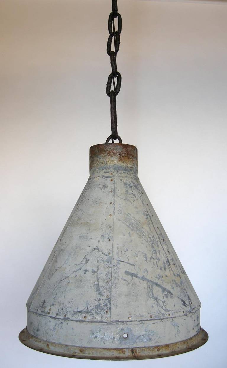 Large Vintage Silo LIght