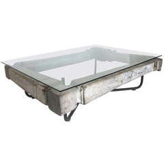 Antique Column Coffee Table