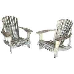 Pair of 1930s Adirondack Chairs