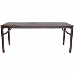 19th Century Chinese Elm Altar Table