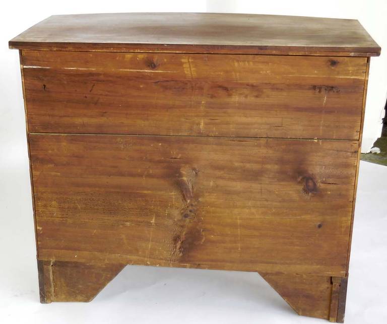 American 19th Century Bowfront Hepplewhite Chest