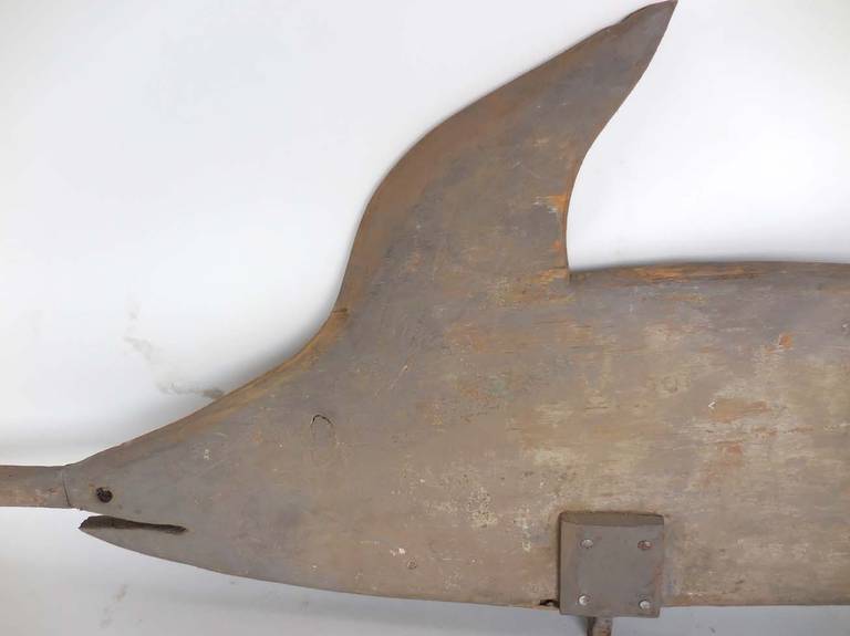 American Swordfish Weathervane, 20th Century For Sale