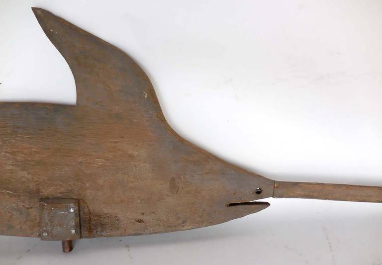 Swordfish Weathervane, 20th Century In Good Condition In Los Angeles, CA