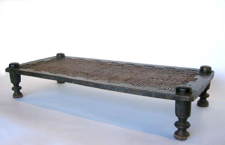 Early 19th Century Rattan Bed/Coffee Table at 1stdibs