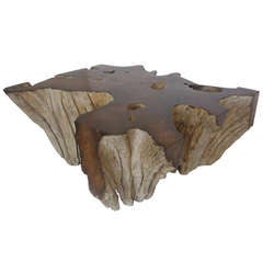 Antique Teak Root Coffee Table