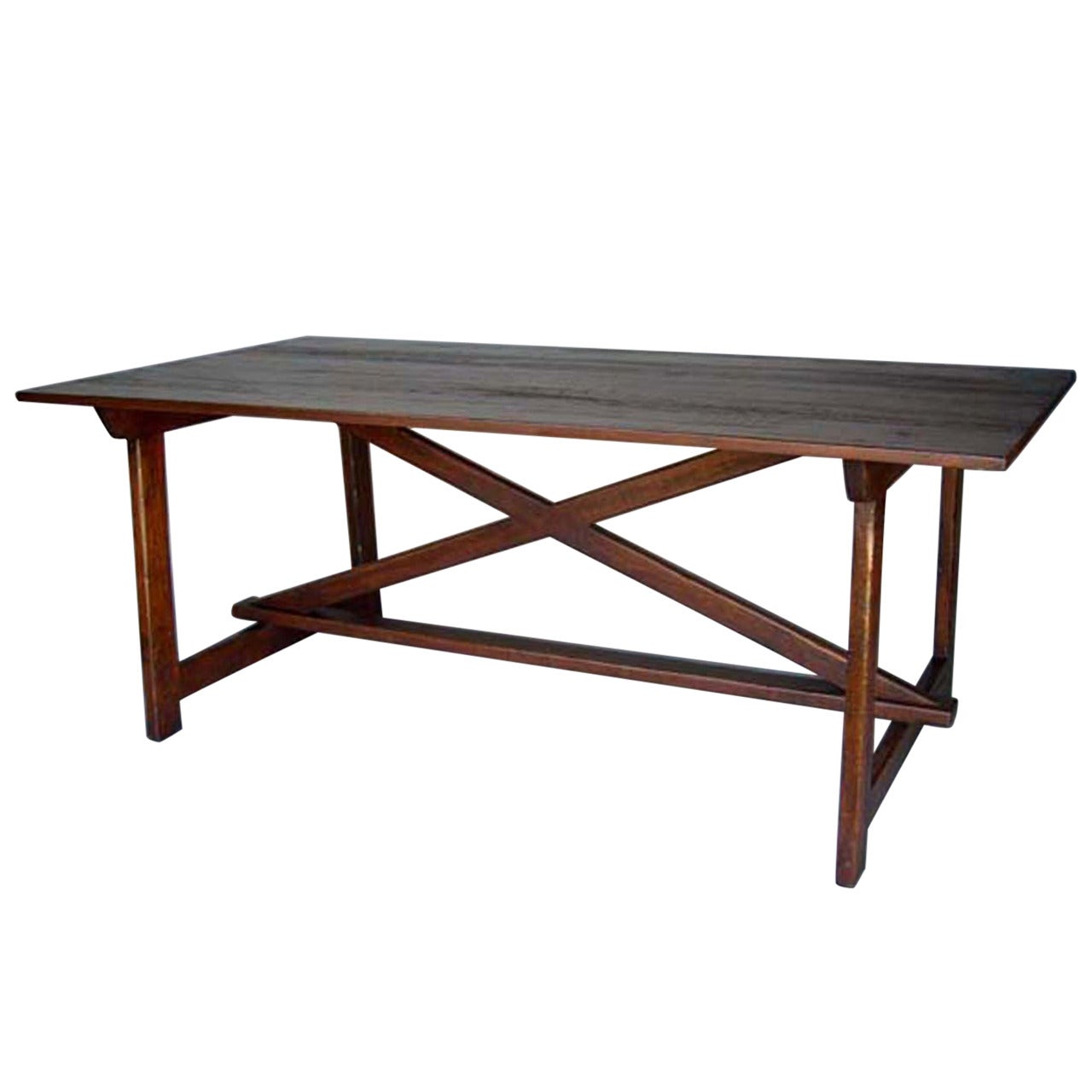 Maßgefertigter primitiver Saint Anthony-Tisch von Dos Gallos Studio im Angebot