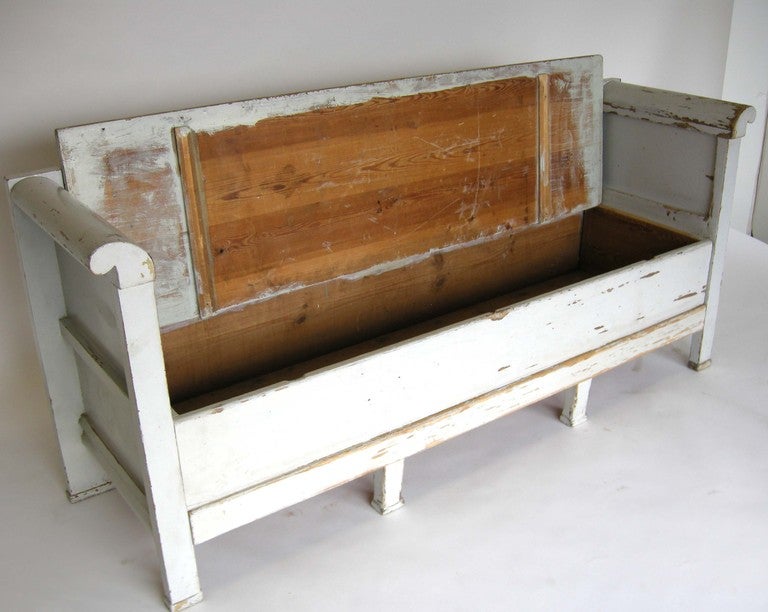 19th Century 19th c. Swedish Bench