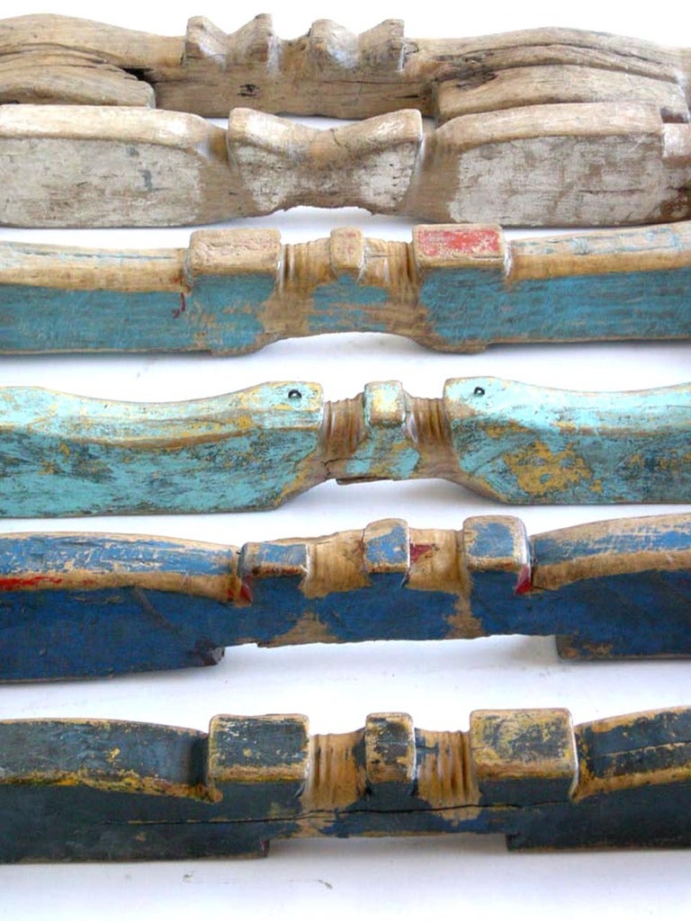 19th Century Painted Yokes