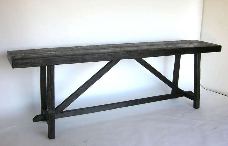thick console table