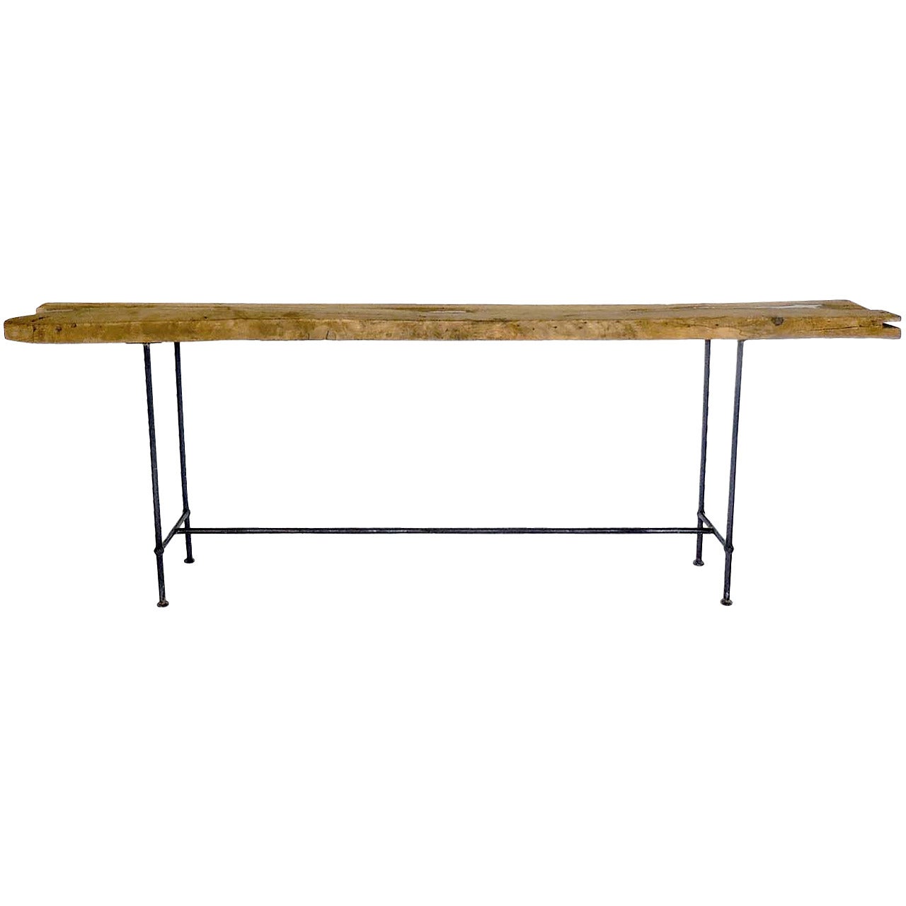 Pewter Infused Console Table