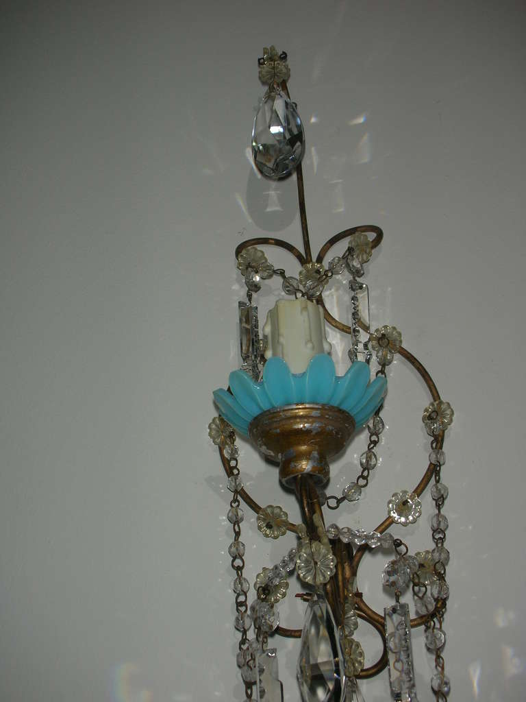 Antique French Sconces In Excellent Condition In Los Angeles, CA