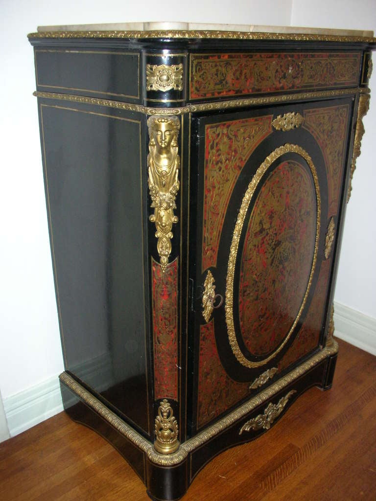 Louis XIV 19th Century Boulle Cabinet