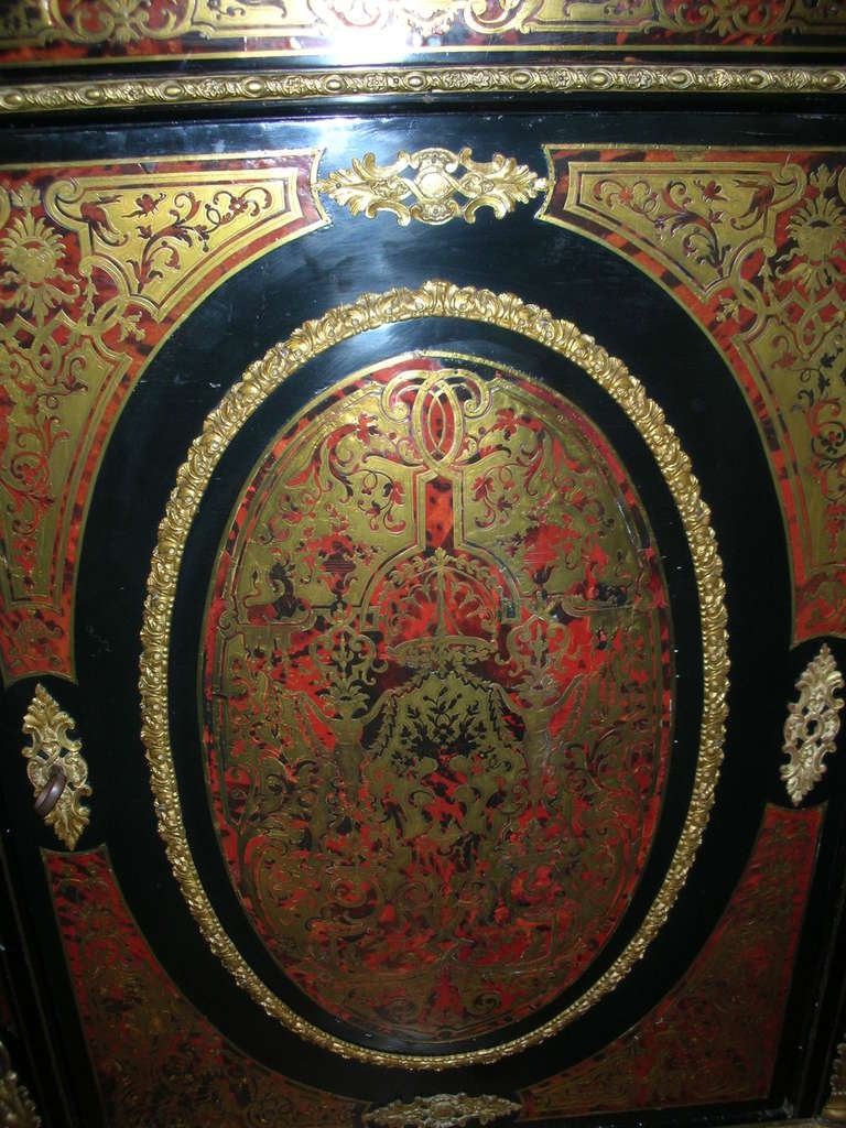 19th Century Boulle Cabinet In Excellent Condition In Los Angeles, CA