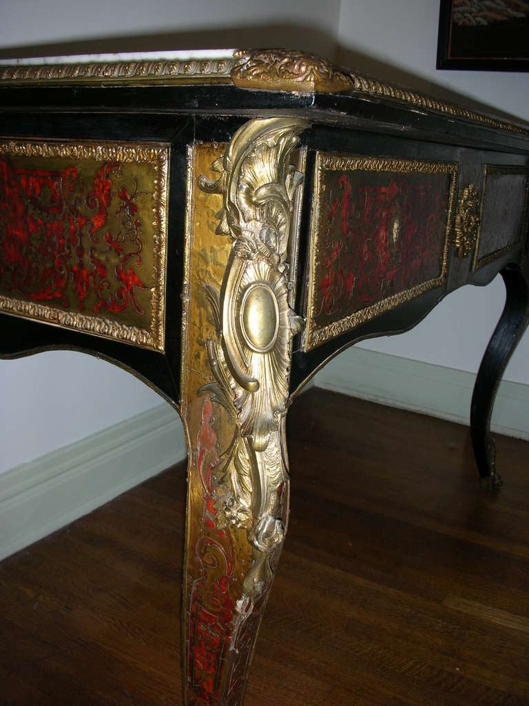 19th Century French Boulle Desk 1