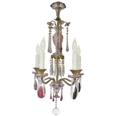 French Amethyst Chandelier
