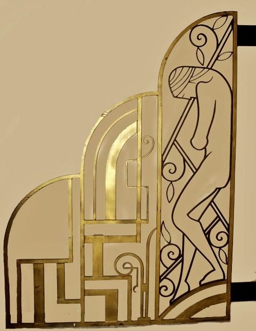 Mid-20th Century Art Deco Gates