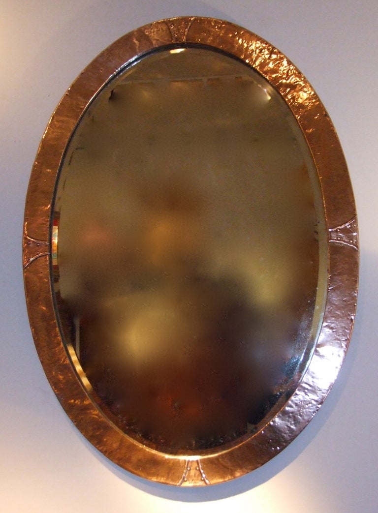 copper glass mirror