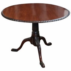 George II Mahogany Tilt-Top Tea Table