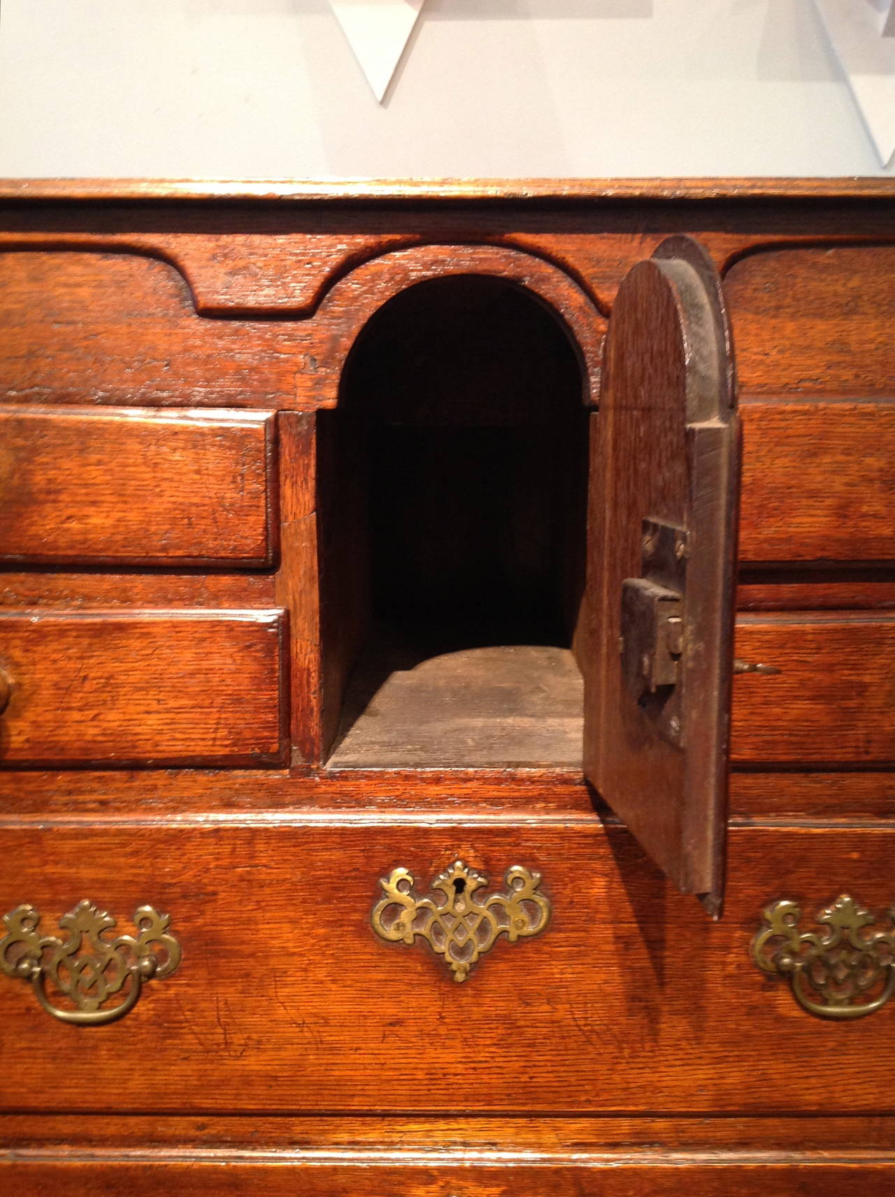 English Rare East Anglian Vernacular Tall Chest