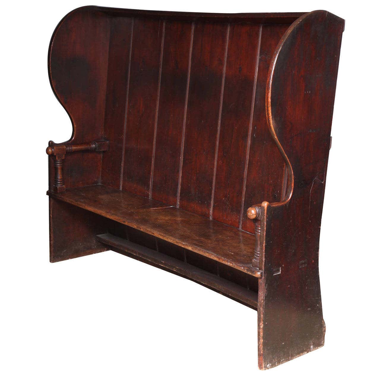 Barrel-Back Settle at 1stDibs | settle back classic
