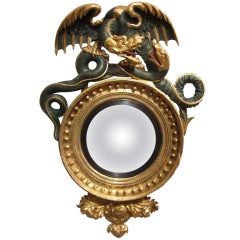 High Style Regency Convex Mirror